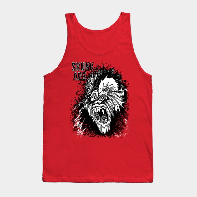 Skunk Ape Exists! Tank Top by paintchips